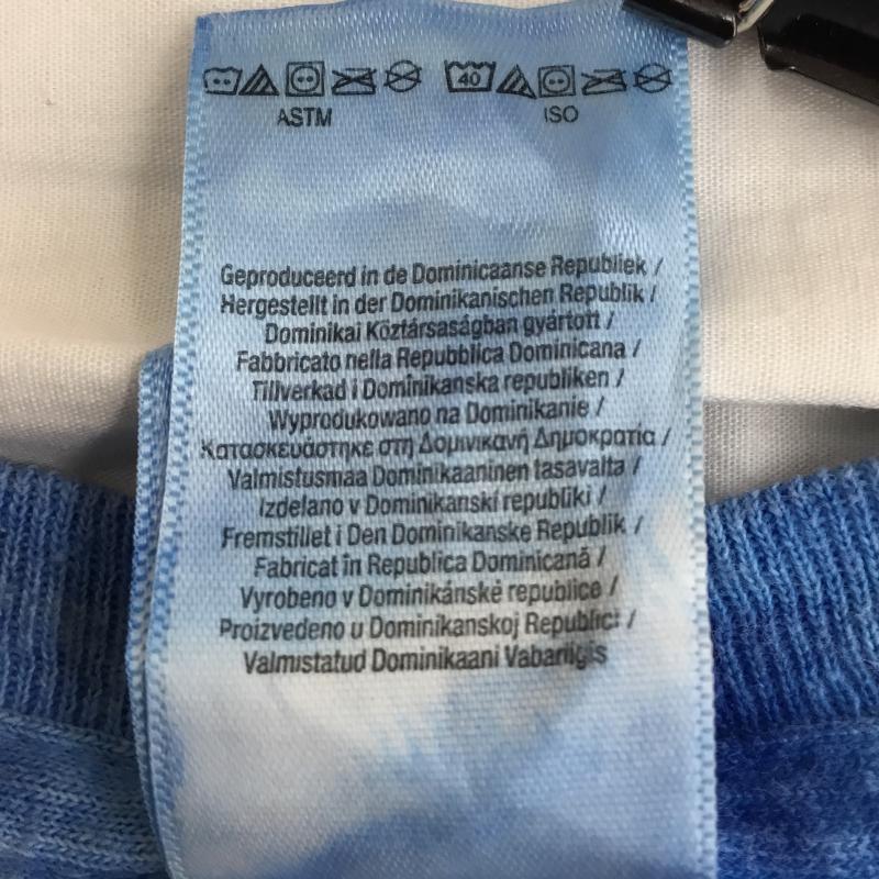 ＵＳフルギ US古着 Tシャツ 半袖 タイダイ染め XL 総柄 水色 / ライトブルー / X 白 / ホワイト / X 青 / ブルー / X 赤 / レッド /  メンズ USED 古着 中古 10133841