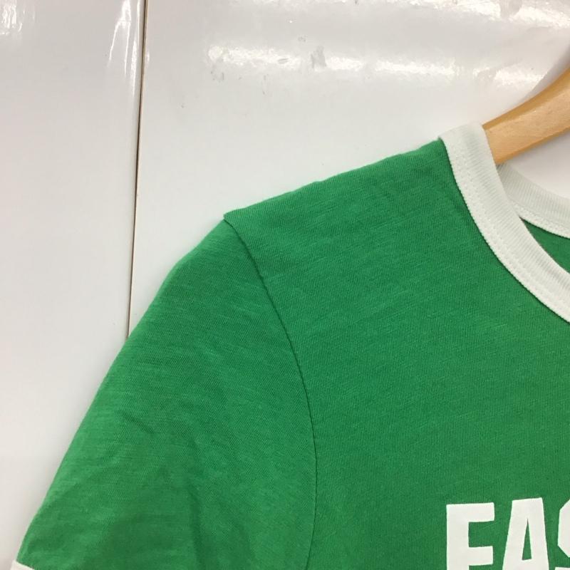 ザラ ZARA Tシャツ 半袖 M ロゴ、文字 X プリント 緑 / グリーン /  レディース USED 古着 中古 10130424