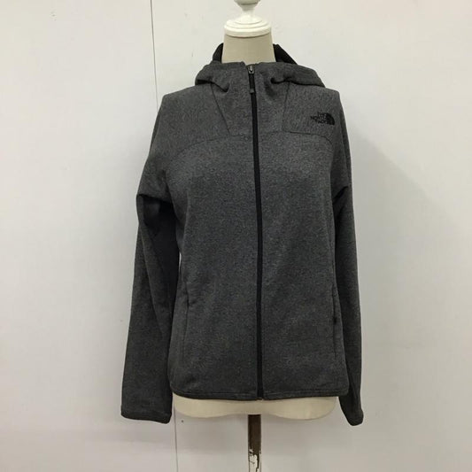 ザノースフェイス THE NORTH FACE パーカー 長袖 NTW61209 ジップパーカー M ロゴ、文字 黒 / ブラック /  レディース USED 古着 中古 10122119