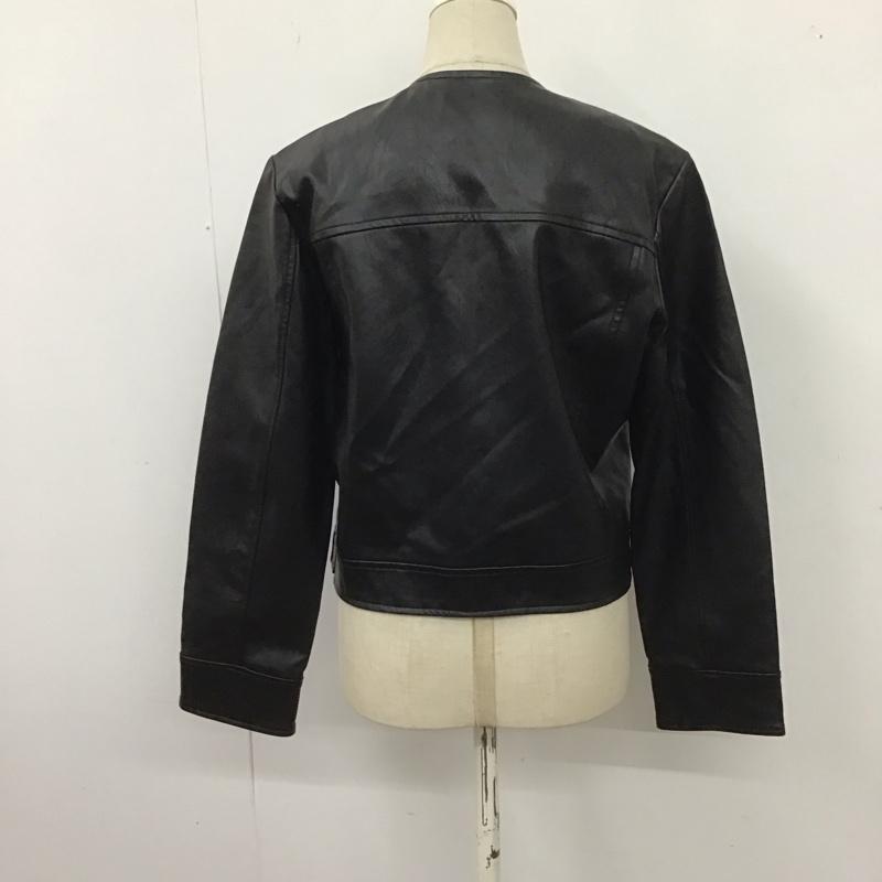 ビームス ハート BEAMS HEART ジャケット、上着 レザージャケット M 無地 黒 / ブラック /  レディース USED 古着 中古 10124819