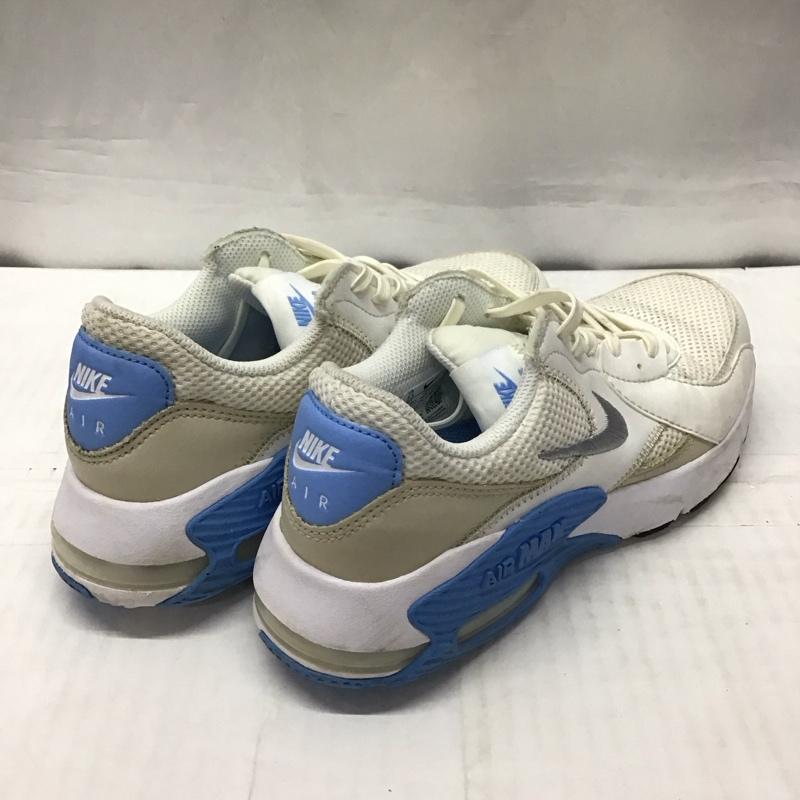 ナイキ NIKE スニーカー スニーカー CD5432-128 W AIRMAX EXCEE 24.5cm 24.5cm ロゴ、文字 白 / ホワイト / X 水色 / ライトブルー /  レディース USED 古着 中古 10115655
