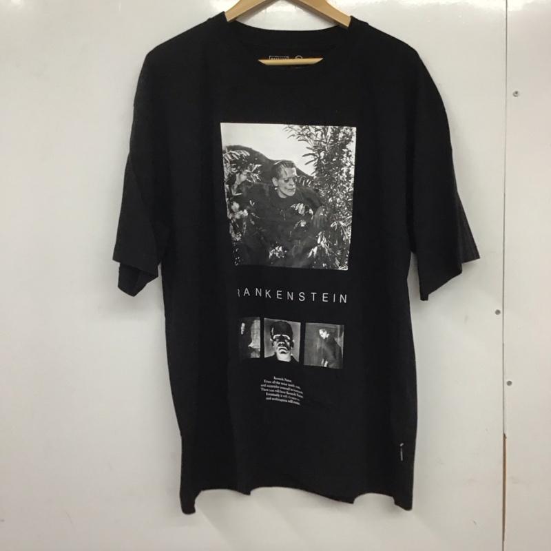 ジーユー GU Tシャツ 半袖 341-351041 ムービープリント クルーネックTシャツ プリントTシャツ XL プリント 黒 / ブラック /  メンズ USED 古着 中古 10137170
