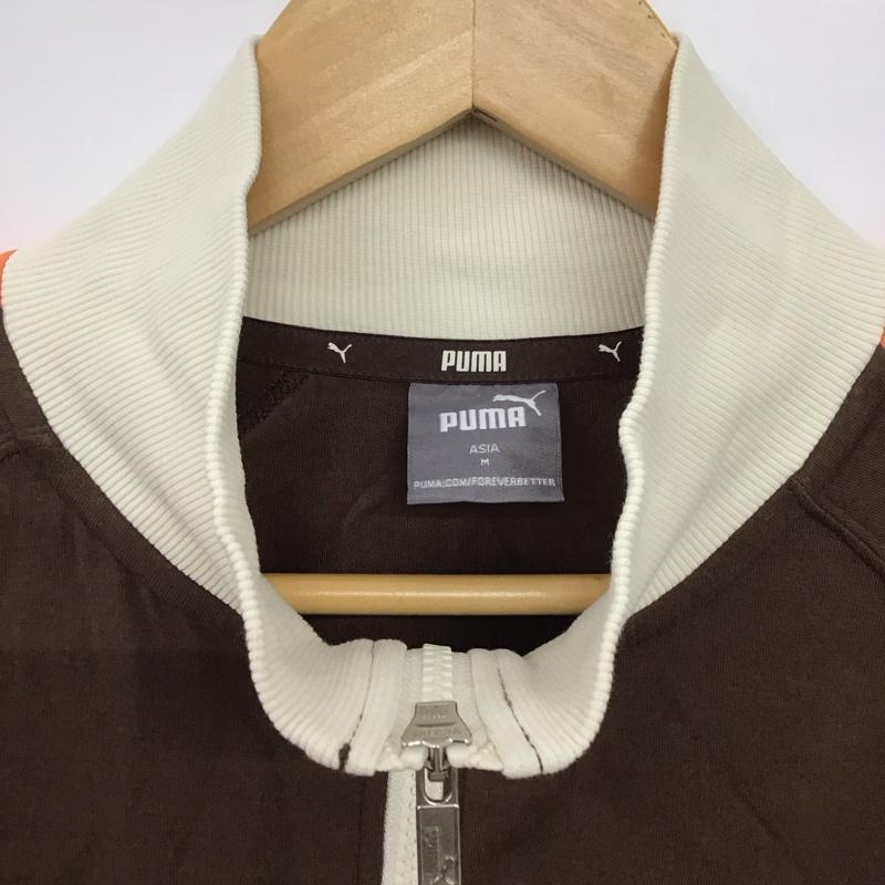 プーマ PUMA ジャケット、上着 ジャケット、ブレザー 683584 COREHERITAGEMXトラックジャケット ジャージ M ロゴ、文字 茶 / ブラウン /  メンズ USED 古着 中古 10145396