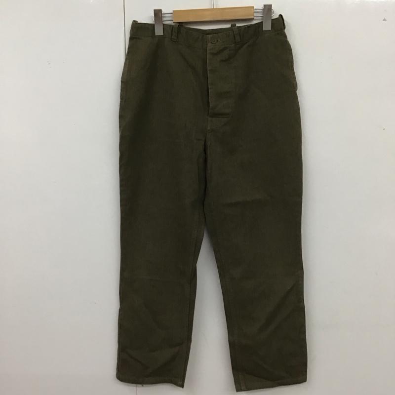 ヴォイリー VOIRY パンツ ワークパンツ、ペインターパンツ ワークパンツ ワイドパンツ カジュアルパンツ ミリタリーパンツ 無地 カーキ / カーキ /  メンズ USED 古着 中古 10116580