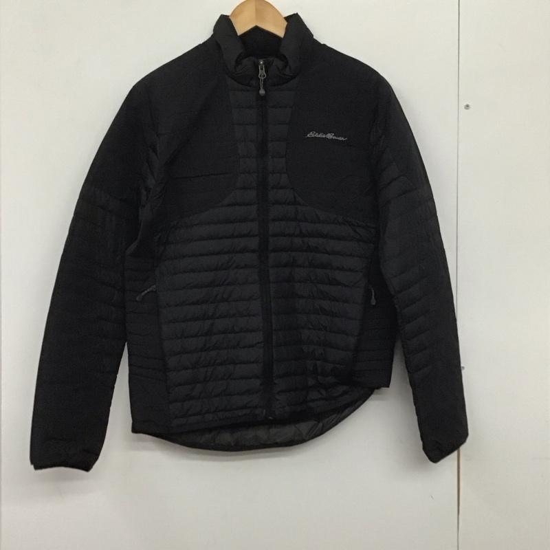 エディーバウアー Eddie Bauer ジャケット、上着 ダウンジャケット 1116857DWR-RDS スタンドカラー S ロゴ、文字 黒 / ブラック /  メンズ USED 古着 中古 10140249