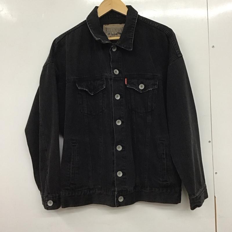 ロデオクラウンズ Rodeo Crowns ジャケット、上着 ジャケット、ブレザー 420BAG10-0160 デニムジャケット FREE 無地 黒 / ブラック /  レディース USED 古着 中古 10139533