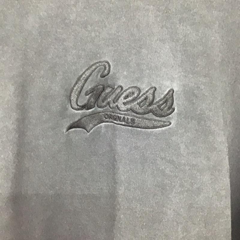 ゲス Guess パーカー 長袖 長袖パーカー プルオーバーパーカー スウェット XL ロゴ、文字 黒 / ブラック /  メンズ USED 古着 中古 10141821