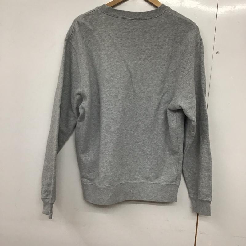 シップス SHIPS トレーナー 長袖 長袖トレーナー スウェット クルーネック プルオーバー M ロゴ、文字 灰 / グレー /  メンズ USED 古着 中古 10141789