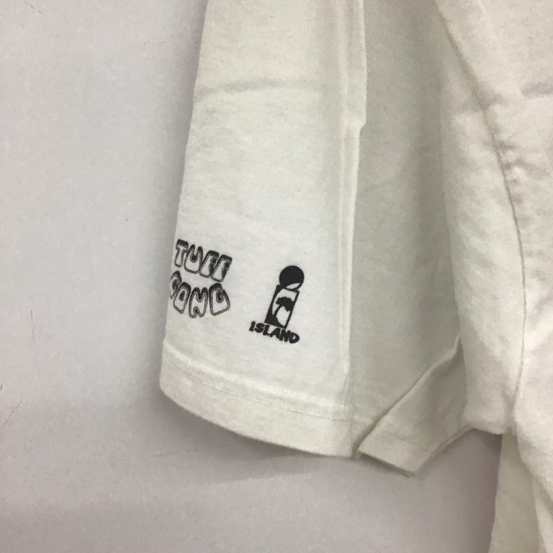 ステューシー STUSSY Tシャツ 半袖 半袖カットソー プリントTシャツ クルーネックカットソー bobmarley L プリント 白 / ホワイト /  メンズ USED 古着 中古 10133106