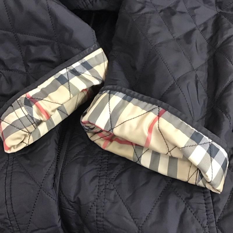 バーバリーロンドン Burberry London ジャケット、上着 ジャンパー、ブルゾン ジップアップジャケット ジャンパー ジャケット カジュアルジャケット アウター 46 無地 黒 / ブラック /  メンズ USED 古着 中古 10112501