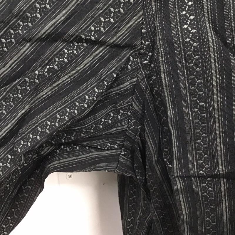 古着 USED シャツ、ブラウス 長袖 claiborne XL ストライプ 黒 / ブラック / X カーキ / カーキ /  メンズ USED 古着 中古 10107665