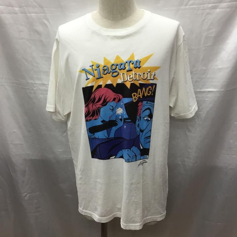 ヒステリックグラマー HYSTERIC GLAMOUR Tシャツ 半袖 半袖カットソー プリントTシャツ クルーネックカットソー L プリント マルチカラー / マルチカラー /  メンズ USED 古着 中古 10118642