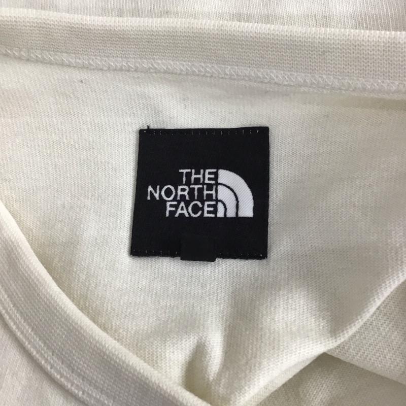 ザノースフェイス THE NORTH FACE Tシャツ 長袖 NT81732 PIGMENT DYE TEE ロンT L ロゴ、文字 アイボリー / アイボリー /  メンズ USED 古着 中古 10115598