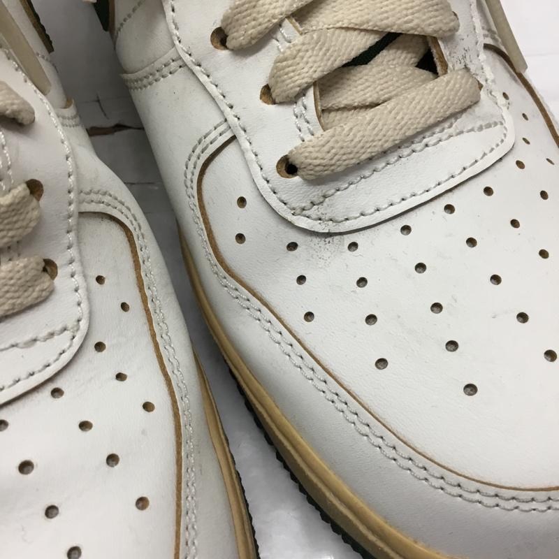ナイキ NIKE スニーカー スニーカー DZ4764-133 WMNS AIR FORCE 1 07 LV8 28cm 28.0cm ロゴ、文字 白 / ホワイト / X 緑 / グリーン /  メンズ USED 古着 中古 10106861