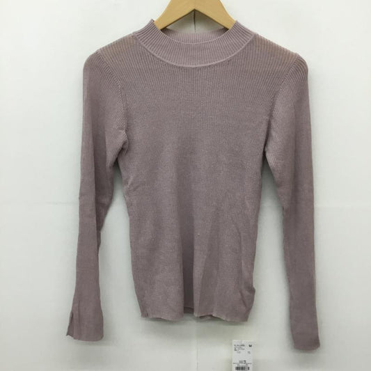 アースミュージックアンドエコロジー earth music&ecology カットソー 長袖 M 無地 桃 / ピンク /  レディース USED 古着 中古 10137911