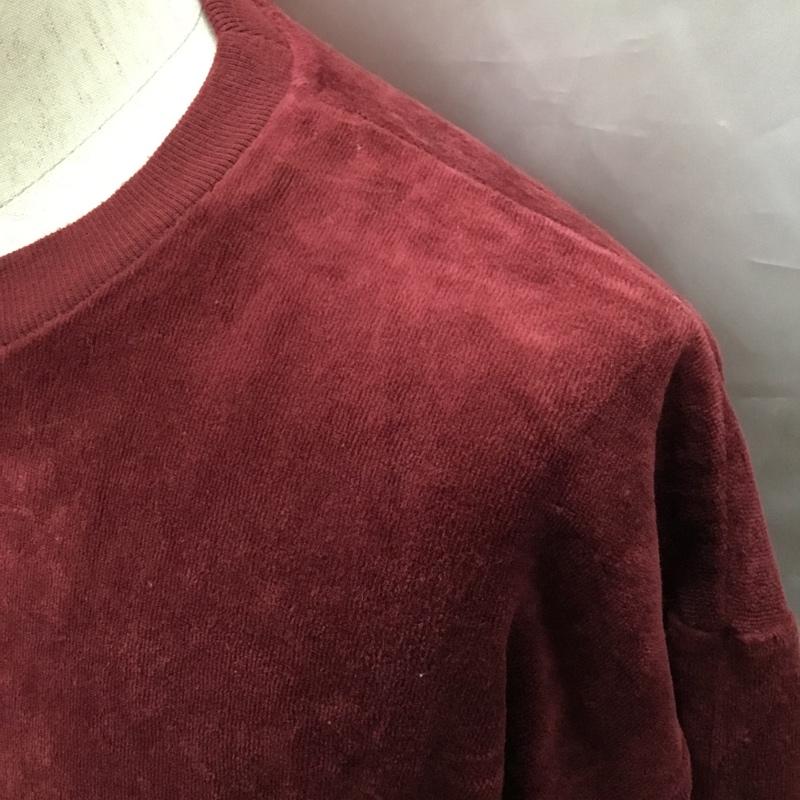 センスオブプレイス SENSEOFPLACE カットソー 半袖 半袖カットソー 無地Tシャツ クルーネックカットソー M 無地 えんじ / ワインレッド /  メンズ USED 古着 中古 10115019
