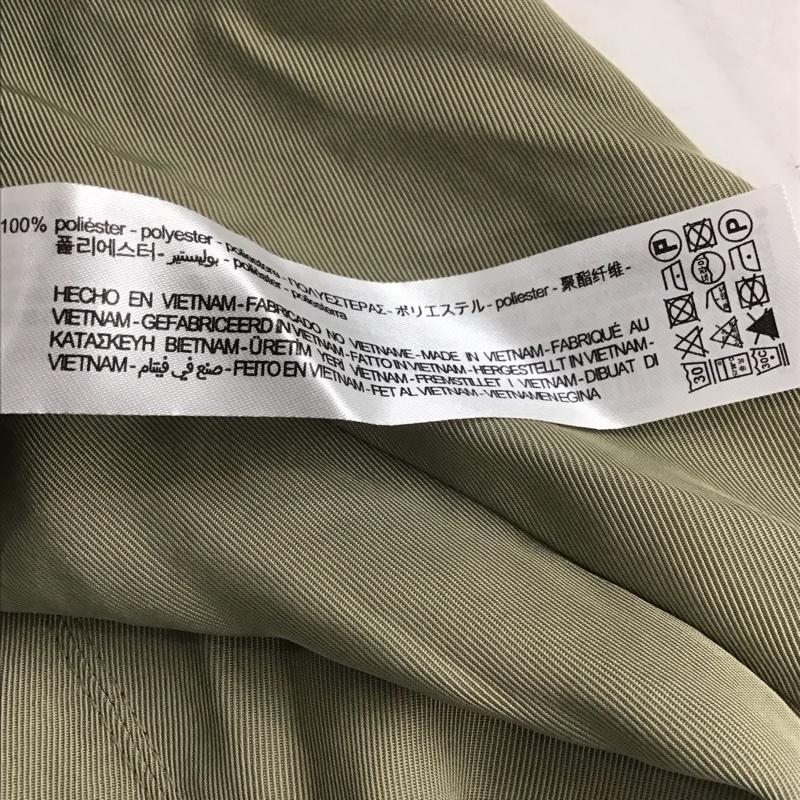 ザラ ZARA パンツ ワークパンツ、ペインターパンツ ワークパンツ ワイドパンツ カジュアルパンツ M 無地 カーキ / カーキ /  レディース USED 古着 中古 10142660