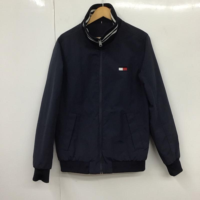 トミーヒルフィガー TOMMY HILFIGER ジャケット、上着 ジャンパー、ブルゾン ジップアップジャケット スタンドネック アウター リバーシブル S ロゴ、文字 白 / ホワイト / X 赤 / レッド / X 紺 / ネイビー /  メンズ USED 古着 中古 10131638