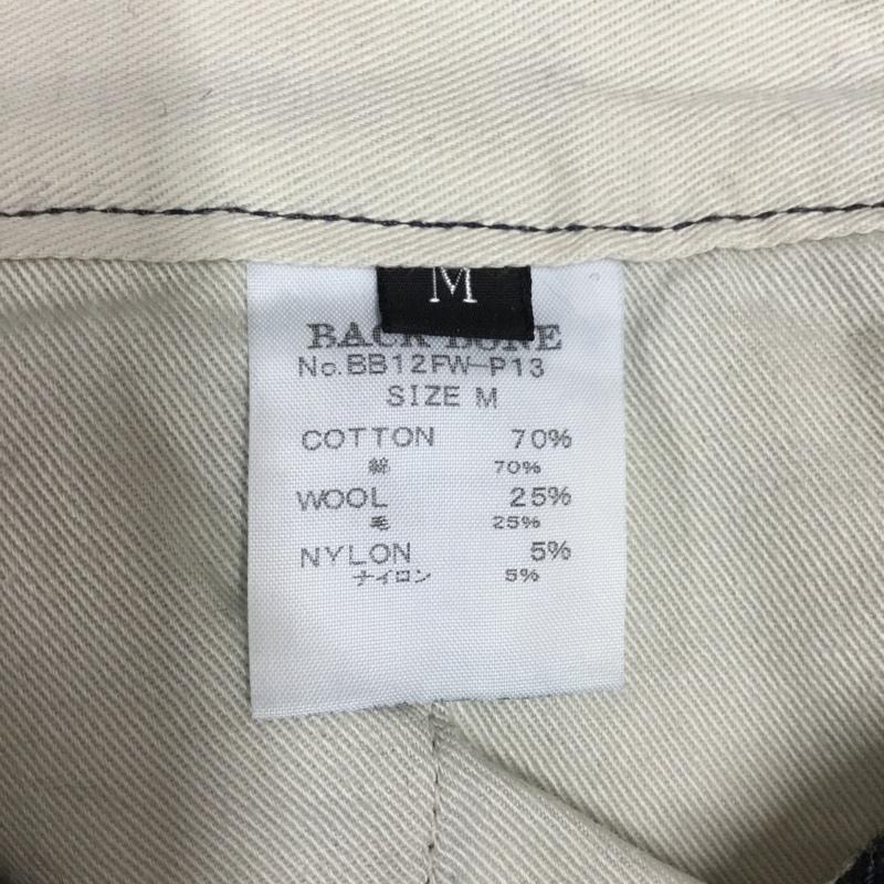 バックボーン BACK BONE パンツ スラックス BB12FW-P13 コットン ウール M 無地 紺 / ネイビー /  メンズ USED 古着 中古 10119174