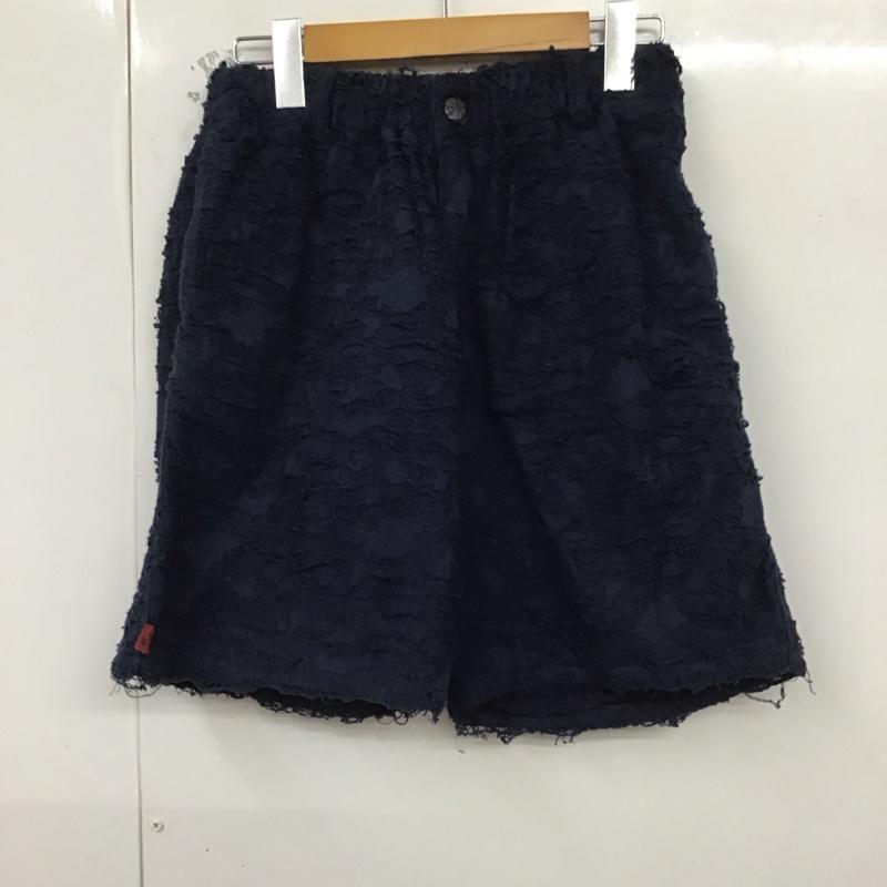 ウ゛ァルゴ VIRGO パンツ ショートパンツ vg-pt-257 ダメージショートパンツ ハーフパンツ 2 ダメージ加工 紺 / ネイビー /  メンズ USED 古着 中古 10129036
