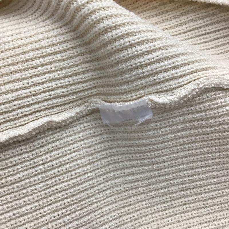 ザラ ZARA ベスト ベスト ロングベスト ノースリーブニットベスト S 無地 オフホワイト / オフホワイト /  レディース USED 古着 中古 10134328