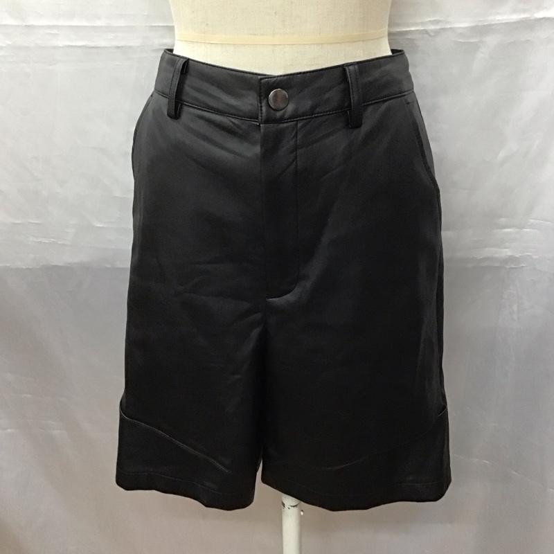 ジーナシス JEANASIS パンツ ショートパンツ JS050774MC フェイクレザー FREE 無地 黒 / ブラック /  レディース USED 古着 中古 10115854