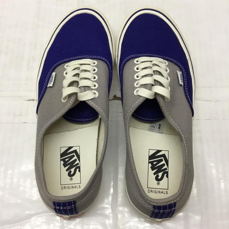 バンズ VANS スニーカー スニーカー 721356 ローカット 27cm 27.0cm ロゴ、文字 青 / ブルー / X 灰 / グレー /  メンズ USED 古着 中古 10121847