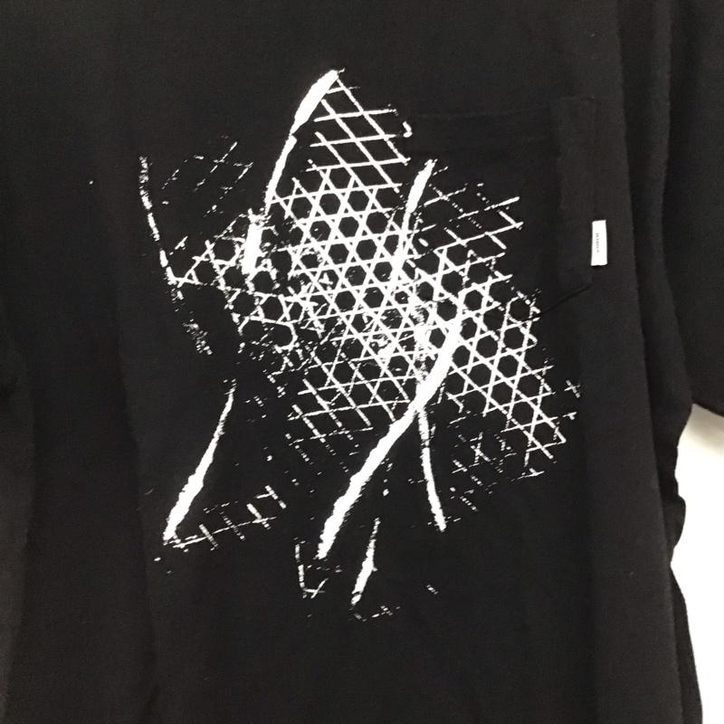 ダブルタップス WTAPS Tシャツ 半袖 2 ロゴ、文字 黒 / ブラック /  メンズ USED 古着 中古 10146431