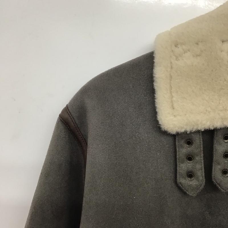 スライ SLY コート コート一般 039can30-3010 ムートン アウター 2 無地 灰 / グレー /  レディース USED 古着 中古 10145488