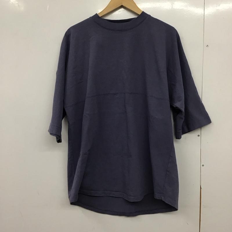 ナンバーナイン NUMBER (N)INE カットソー 半袖 半袖カットソー 無地Tシャツ クルーネックカットソー 3 無地 紫 / パープル /  メンズ USED 古着 中古 10149932