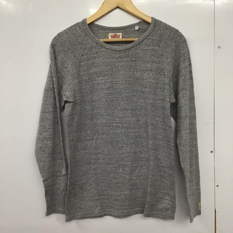 ハリウッドランチマーケット H.R MARKET カットソー 長袖 長袖カットソー 無地カットソー クルーネック ラグラン 3 無地 灰 / グレー /  メンズ USED 古着 中古 10147594