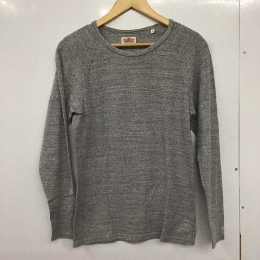 ハリウッドランチマーケット H.R MARKET カットソー 長袖 長袖カットソー 無地カットソー クルーネック ラグラン 3 無地 灰 / グレー /  メンズ USED 古着 中古 10147594