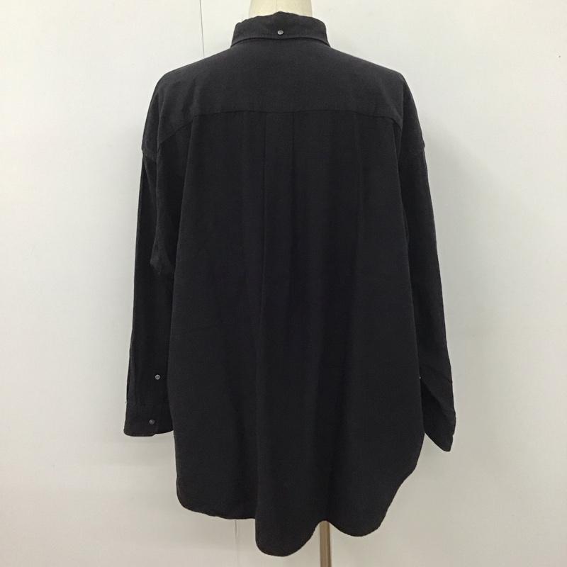 グラフペーパー Graphpaper シャツ、ブラウス 長袖 GM201-50110Ｂ 長袖シャツ カジュアルシャツ カラーシャツ FREE 無地 紺 / ネイビー /  メンズ USED 古着 中古 10109795