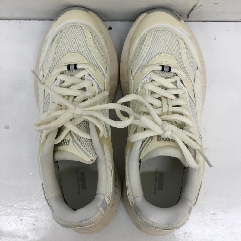 プーマ PUMA スニーカー スニーカー 395908 04 ベロファシス オールウェイズ オン 24.5cm ロゴ、文字 アイボリー / アイボリー /  レディース USED 古着 中古 10145411
