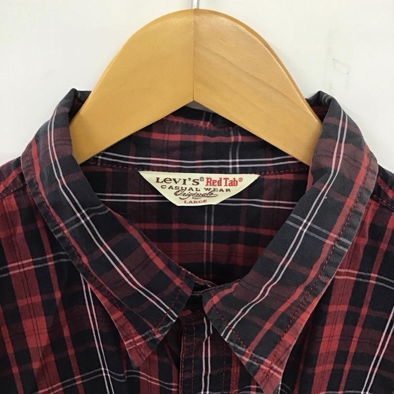 リーバイスレッドタブ Levi s RED TAB シャツ、ブラウス 長袖 長袖シャツ チェックシャツ カラーシャツ L チェック マルチカラー / マルチカラー /  メンズ USED 古着 中古 10134559