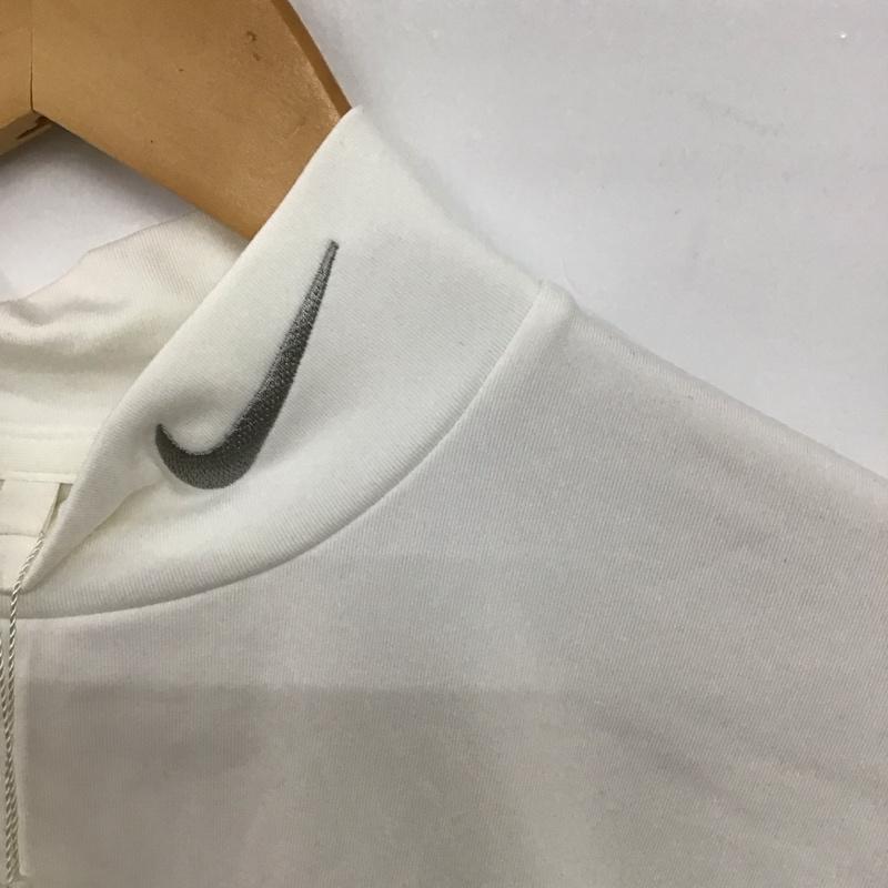 ナイキ NIKE カットソー 長袖 長袖カットソー タートルネックカットソー スポーツウェア XL ロゴ、文字 白 / ホワイト /  メンズ USED 古着 中古 10149734
