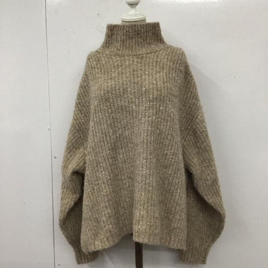 フリークスストア FREAK S STORE ニット、セーター 長袖 FREE 無地 ベージュ / ベージュ /  レディース USED 古着 中古 10111409