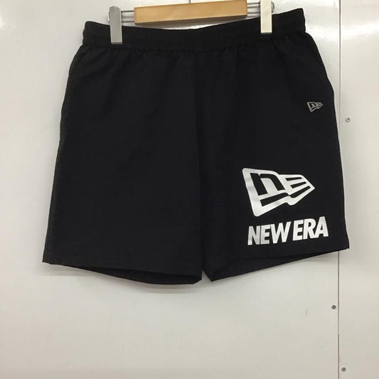 ニューエラ NEW ERA パンツ ショートパンツ ショートパンツ ハーフパンツ カジュアルパンツ スポーツウェア XL ロゴ、文字 黒 / ブラック /  メンズ USED 古着 中古 10141783