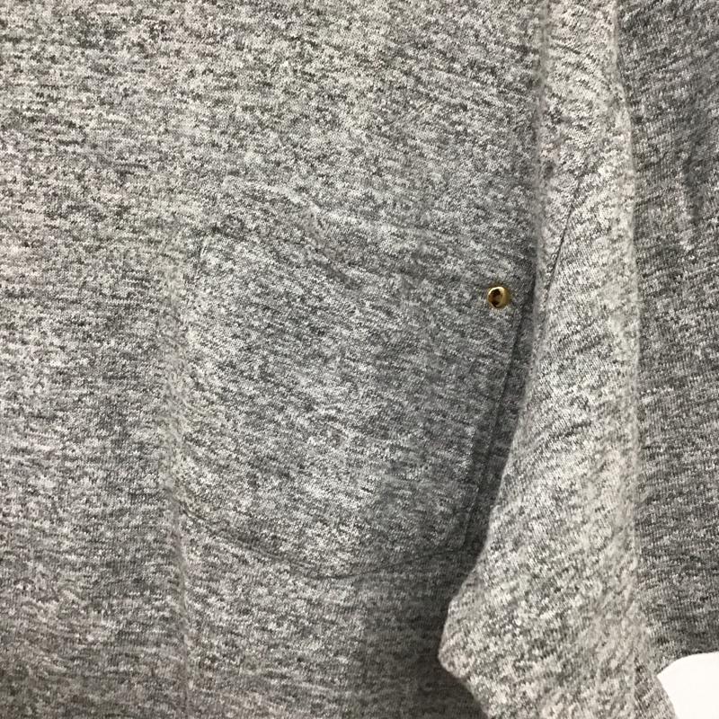 ホス HOSU Tシャツ 半袖 42 無地 灰 / グレー /  メンズ USED 古着 中古 10137019