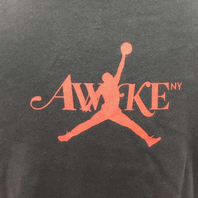 ジョーダンブランド JORDAN BRAND Tシャツ 半袖 FV9913-010 AWAKE クルーネック XXL ロゴ、文字 黒 / ブラック /  メンズ USED 古着 中古 10111355
