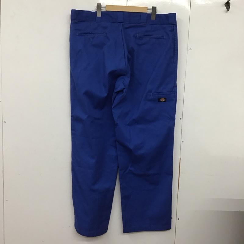 ディッキーズ Dickies パンツ ワークパンツ、ペインターパンツ ワークパンツ ワイドパンツ カジュアルパンツ 40 ロゴ、文字 青 / ブルー /  メンズ USED 古着 中古 10148323