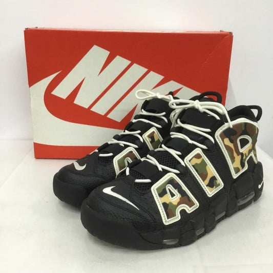 ナイキ NIKE スニーカー スニーカー CJ6122 001 AIR MORE UPTEMPO 96 QS 27.5cm 箱有 27.5cm ロゴ、文字 黒 / ブラック /  メンズ USED 古着 中古 10141543