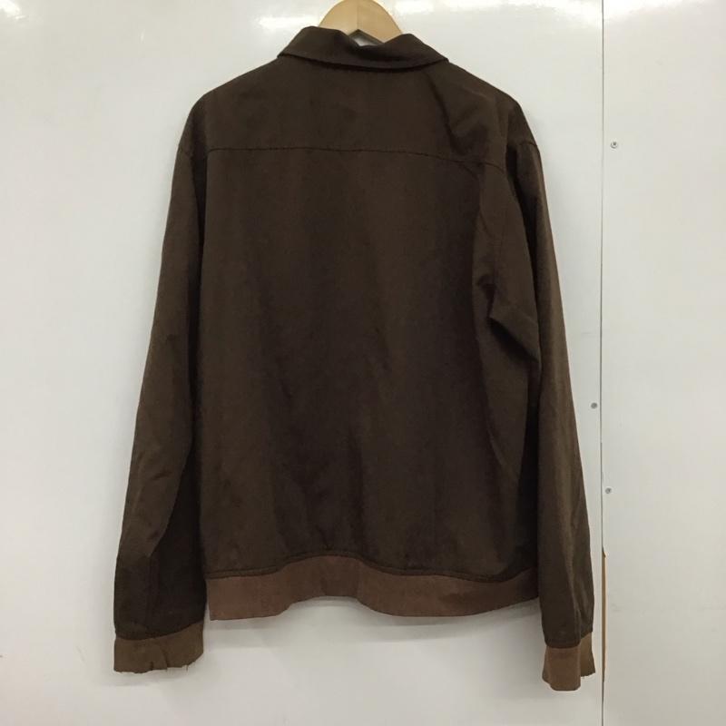 エクストララージ XLARGE ジャケット、上着 ジャンパー、ブルゾン ジップアップジャケット アウター 90s 00s ロゴ、文字 茶 / ブラウン /  メンズ USED 古着 中古 10147301