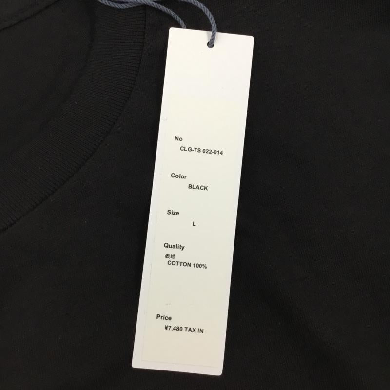 チャレンジャー CHALLENGER Tシャツ 長袖 CLG-TS 022-014 Gary YAMAMOTO LS NAME TEE タグ付き L ロゴ、文字 黒 / ブラック /  メンズ USED 古着 中古 10109678
