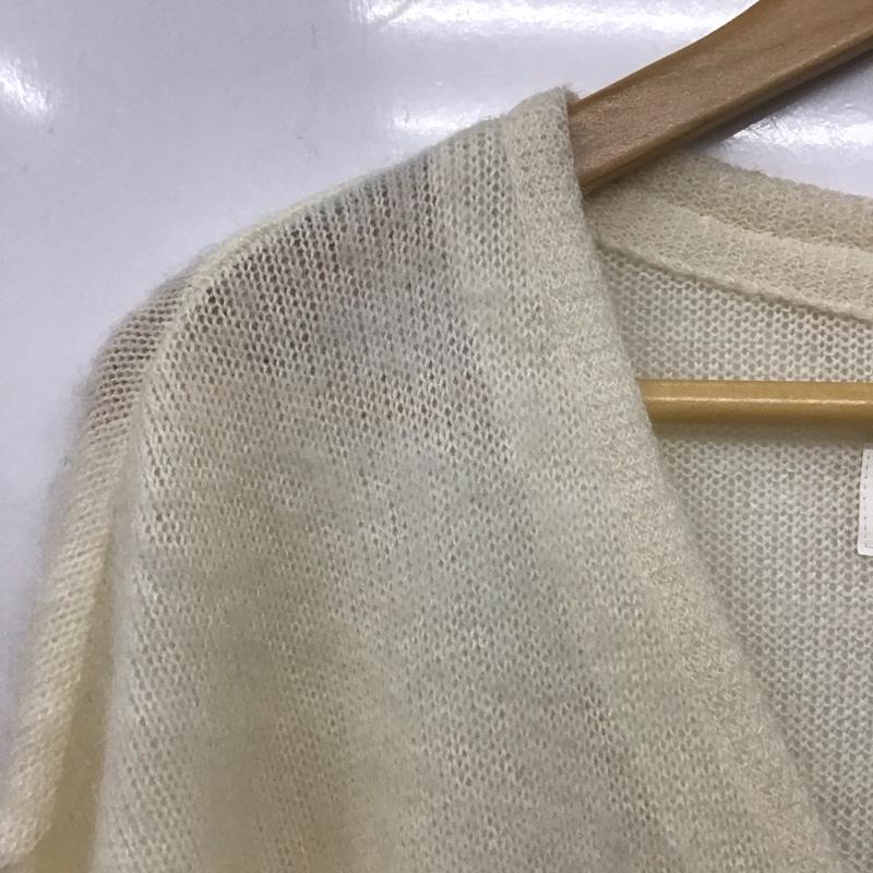 ギルティーパーティーズ GUILTYPARTIES カーディガン 長袖 22fw-wmk-kn06 MOHAIRCARDIGAN ワコマリア 長袖カーディガン XL 無地 白 / ホワイト /  メンズ USED 古着 中古 10140148