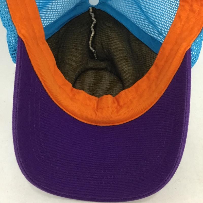 チャムス CHUMS 帽子 キャップ CH05-1016 Booby Face Mesh Cap メッシュキャップ FREE ロゴ、文字 青 / ブルー / X 白 / ホワイト / X 橙 / オレンジ / X 紫 / パープル /  メンズ USED 古着 中古 10134771