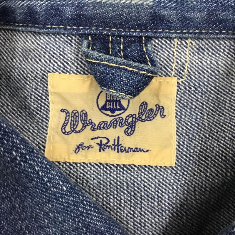 ラングラー Wrangler ジャケット、上着 ジャケット、ブレザー WS9107 Ron Herman デニムジャケット Gジャン XS 無地 青 / ブルー /  レディース USED 古着 中古 10107477