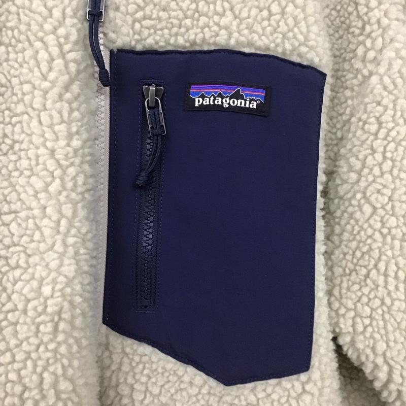パタゴニア patagonia ジャケット、上着 ジャケット、ブレザー 22830fa20 フリースジャケット ジップアップジャケット S ロゴ、文字 ベージュ / ベージュ /  メンズ USED 古着 中古 10131384