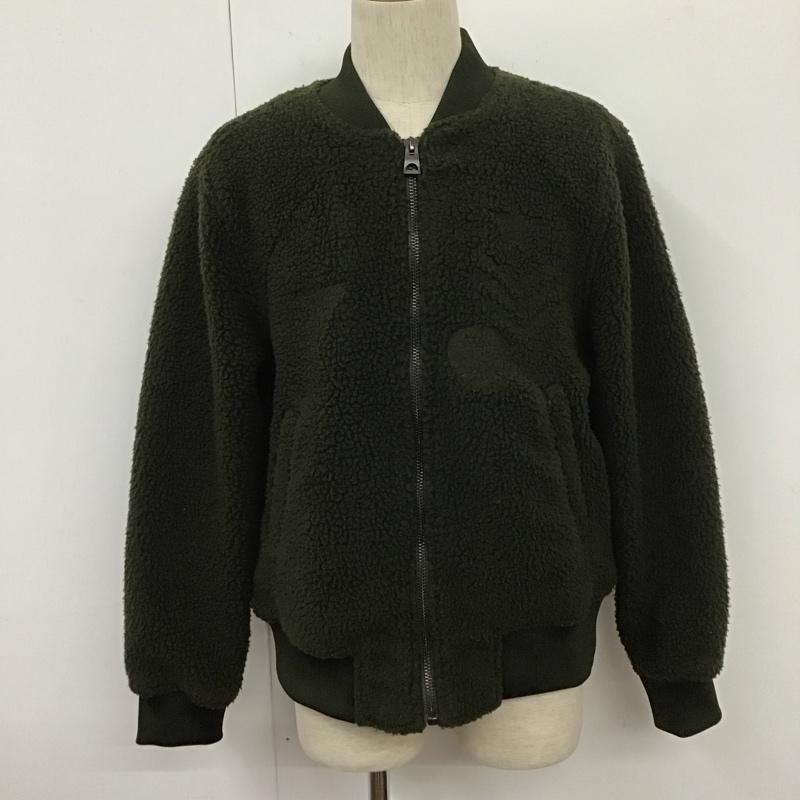 ゲス Guess ジャケット、上着 ジャンパー、ブルゾン ジップアップジャケット フリースアウター カジュアルジャケット ラグラン M 無地 カーキ / カーキ /  メンズ USED 古着 中古 10107772