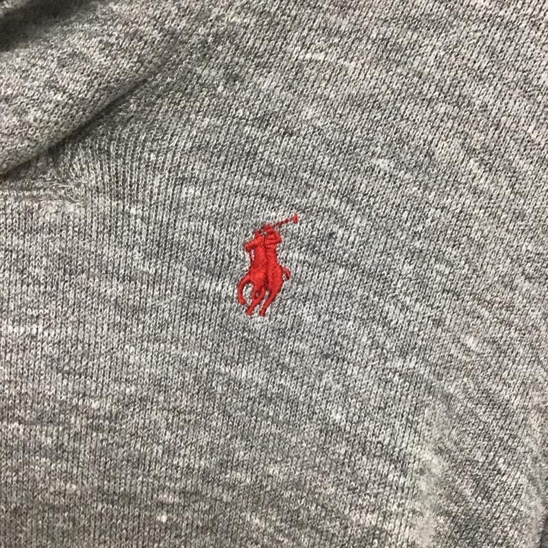 ポロラルフローレン POLO RALPH LAUREN トレーナー 長袖 長袖トレーナー スウェット カラーネック プルオーバー S ロゴ、文字 灰 / グレー /  メンズ USED 古着 中古 10133502
